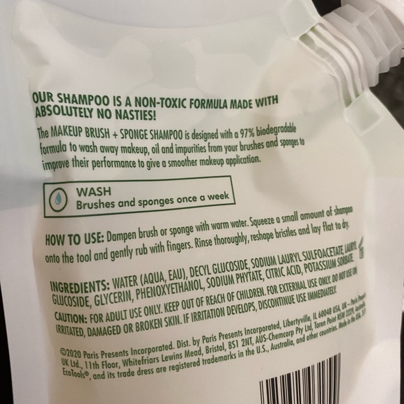 🆕🌿 ECOTOOLS MAKE-UP BRUSH & SPONGE SHAMPOO. BRAND NEW SEALED. FRGRANCE FREE! - Picture 4 of 6